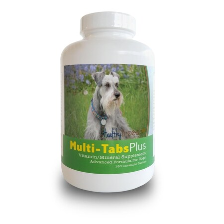 Healthy Breeds Miniature Schnauzer Multi-Tabs Plus Chewable Tablets, 180PK 840235140481